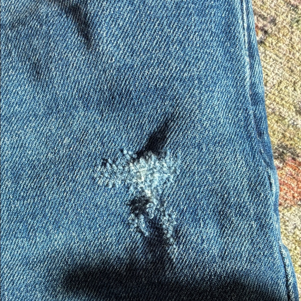 H&M Adjustable Baggy Blue Jeans - Picture 5 of 8